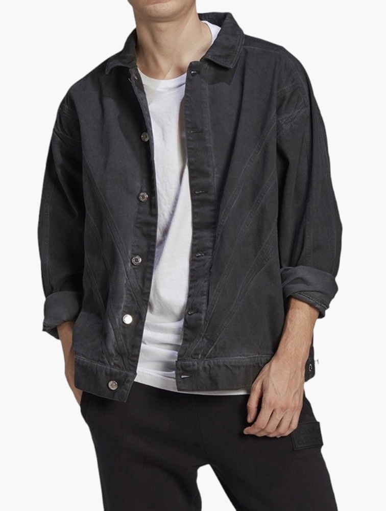 Adidas denim jacket deals mens